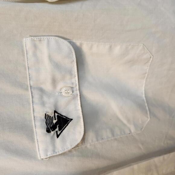 Vintage Diane Von Furstenberg Short Sleeve White Button-Up Shirt - Size 8 - Picture 8 of 8